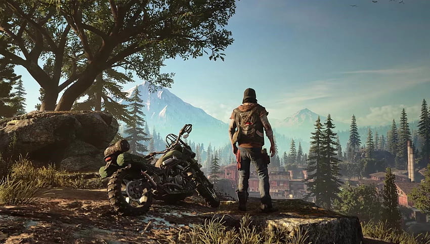 Days Gone и фон, Days Gone PS4 HD тапет