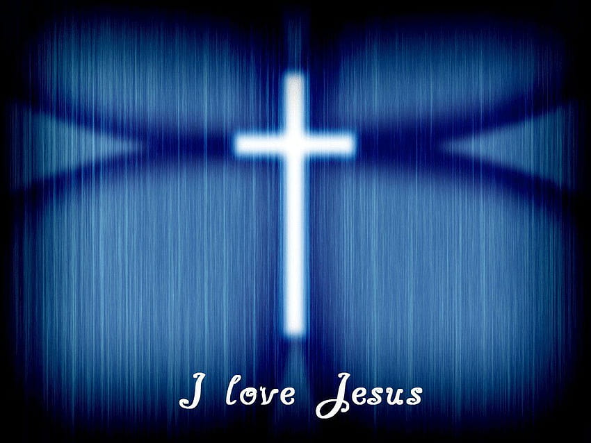Connie Hokenson sobre el amor cristiano. Cruz , cristiano , azul, Cruz Símbolo fondo de pantalla