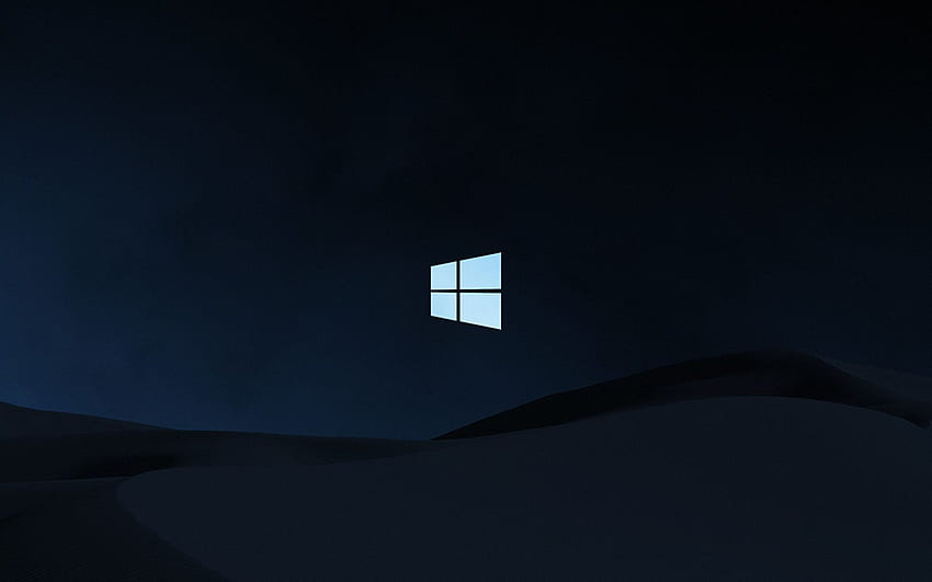 Windows 10 クリーンな暗い解像度の背景、1680X1050 高画質の壁紙