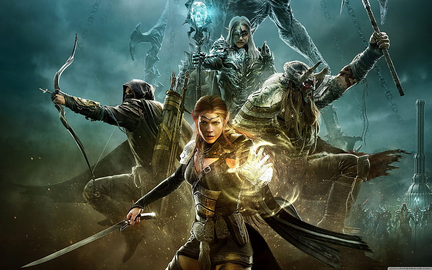 The Elder Scrolls Online Warriors Spielkunst ❤ HD-Hintergrundbild