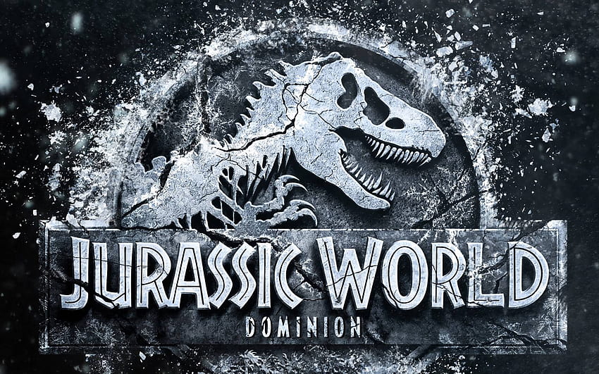 Jurassic World 3 Dominion 팬 아트 Macbook Pro Retina, 영화, 및 배경, Jurassic Park 로고 HD 월페이퍼