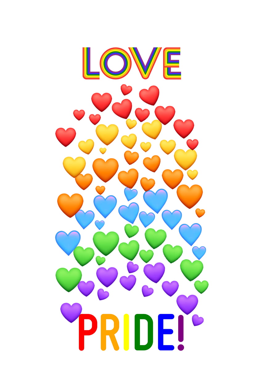 Love & Pride, pattern, logo HD phone wallpaper | Pxfuel
