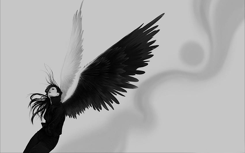 Fantazja, dziewczyna, skrzydła, anioł Tapeta HD