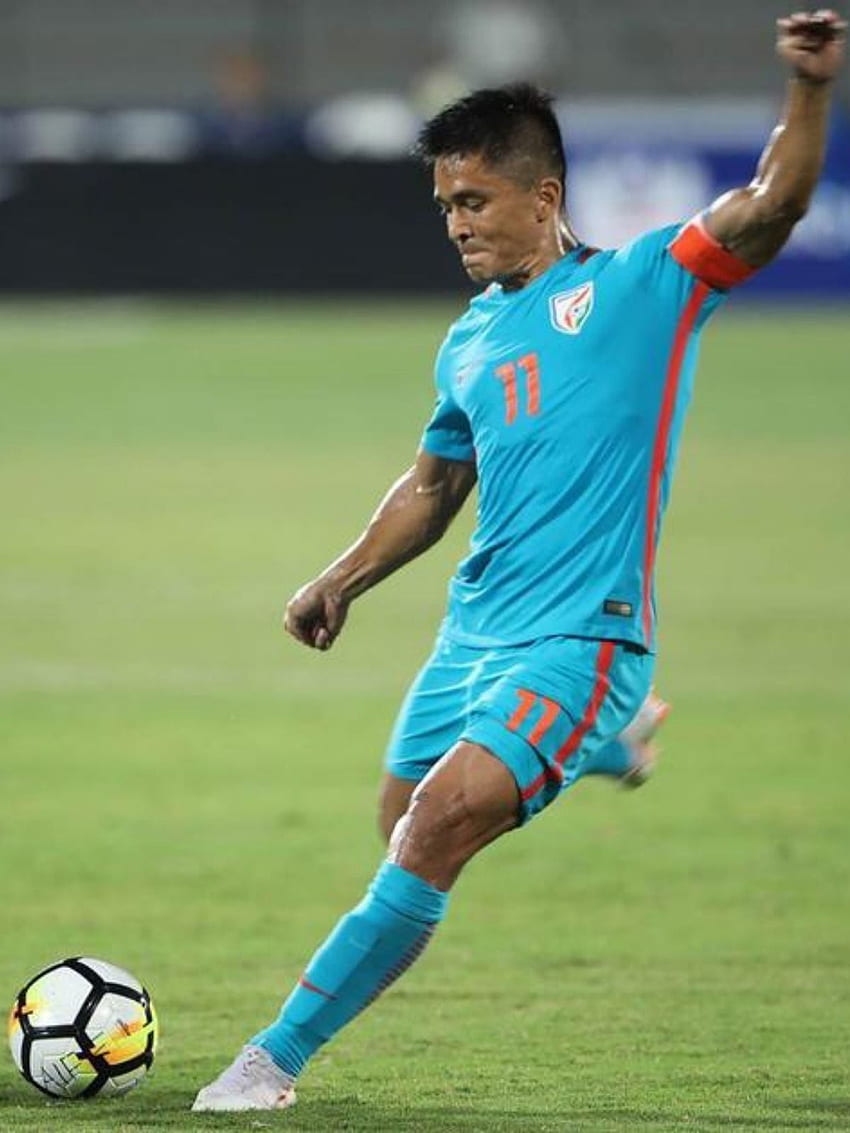 スニル・チェトリ - インドのサッカー選手。 Sunil Chetri, サッカー選手, サッカーチーム, Sunil Chetri HD電話の壁紙