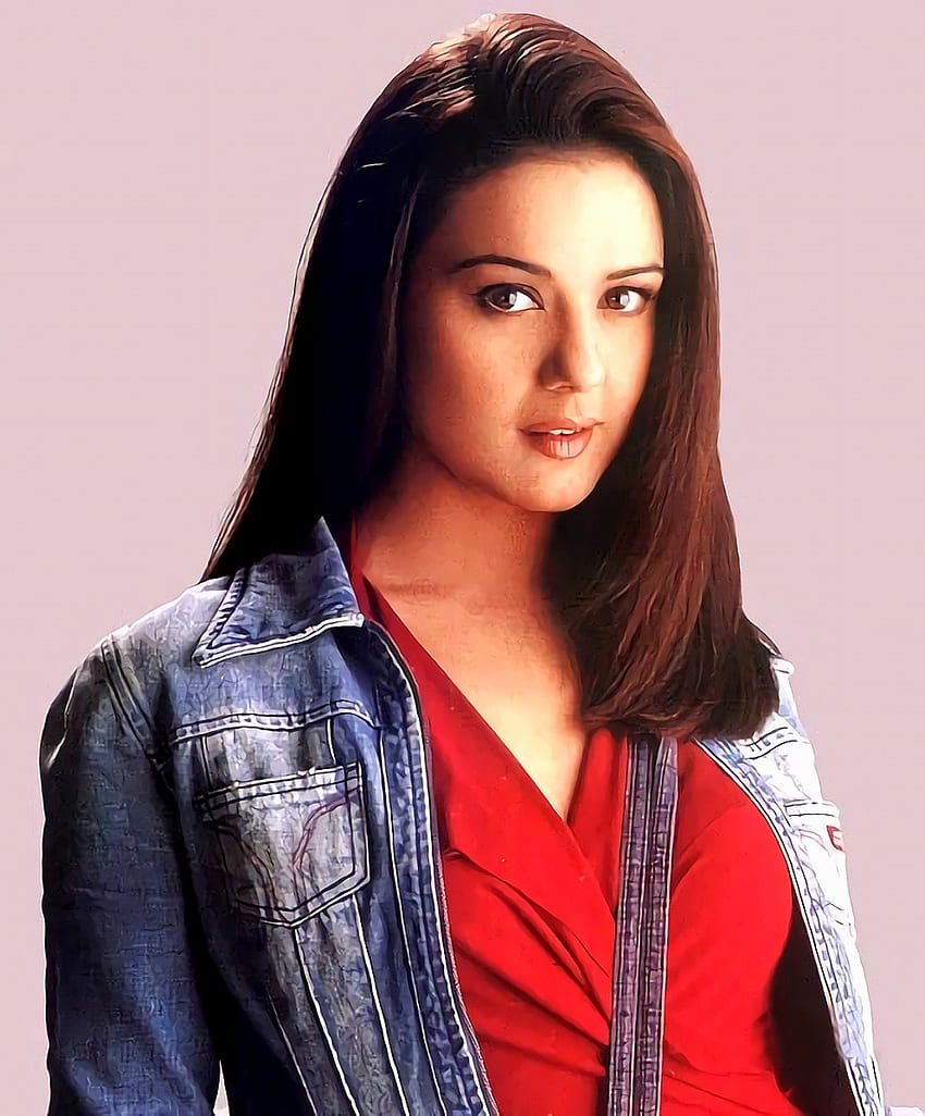 Preity Zinta, leather_jacket, Bollywood HD phone wallpaper