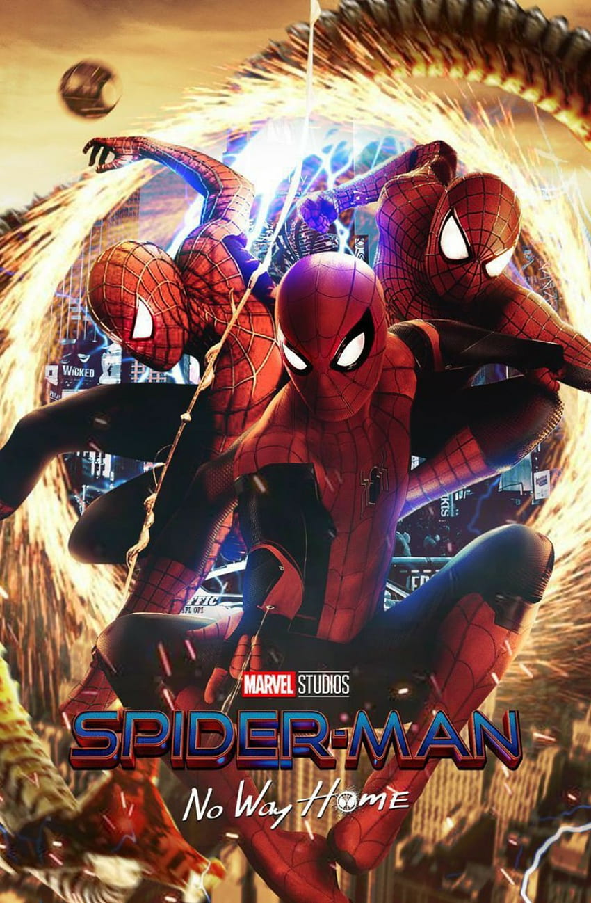 Spider-Man bez drogi do domu, Spider-Man bez drogi do domu, Spider Verse Tapeta na telefon HD