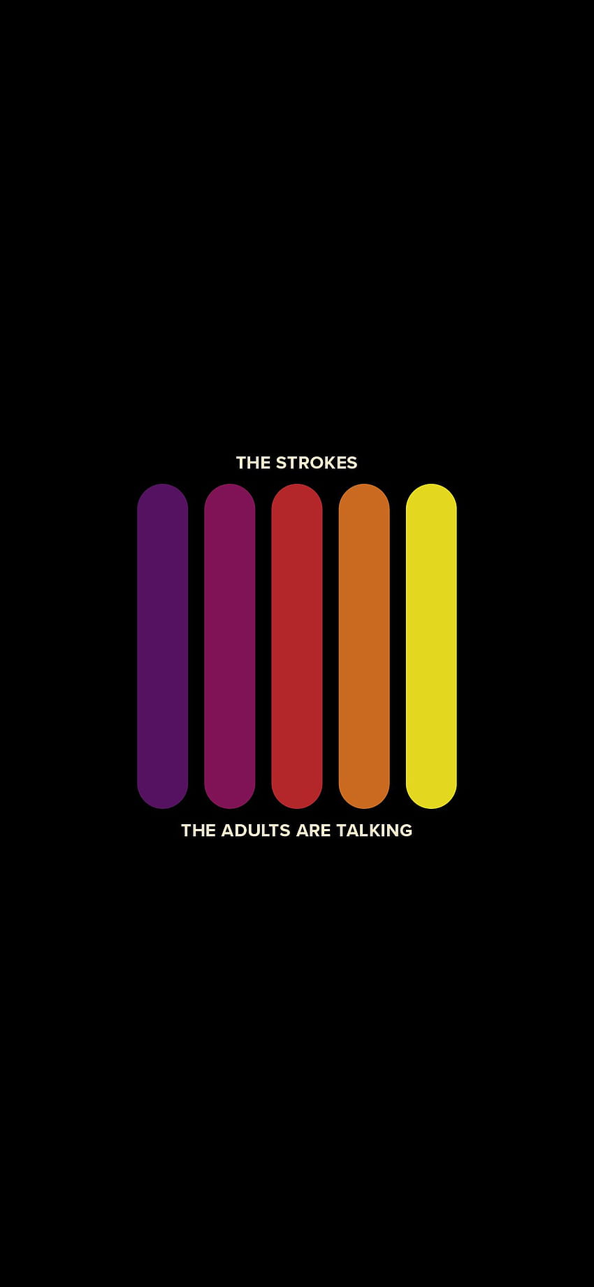 OC The Strokes - Gli adulti parlano al cellulare, sono felice Sfondo del telefono HD