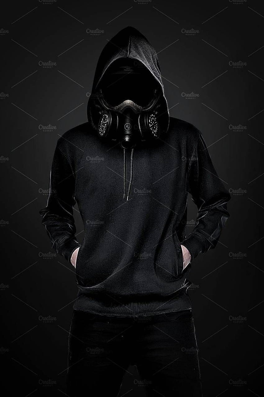 Hoodie by Gurusad - 97 now. Browse millions of popular alone and Ringtones on Z. Gas mask, Gas mask art, Masked man, Black Hoodie HD phone wallpaper