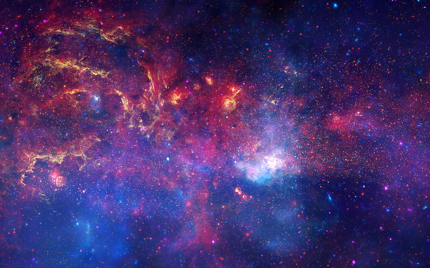 Sterne, Galaxie, Nebel, Interstellar, Milchstraße HD-Hintergrundbild