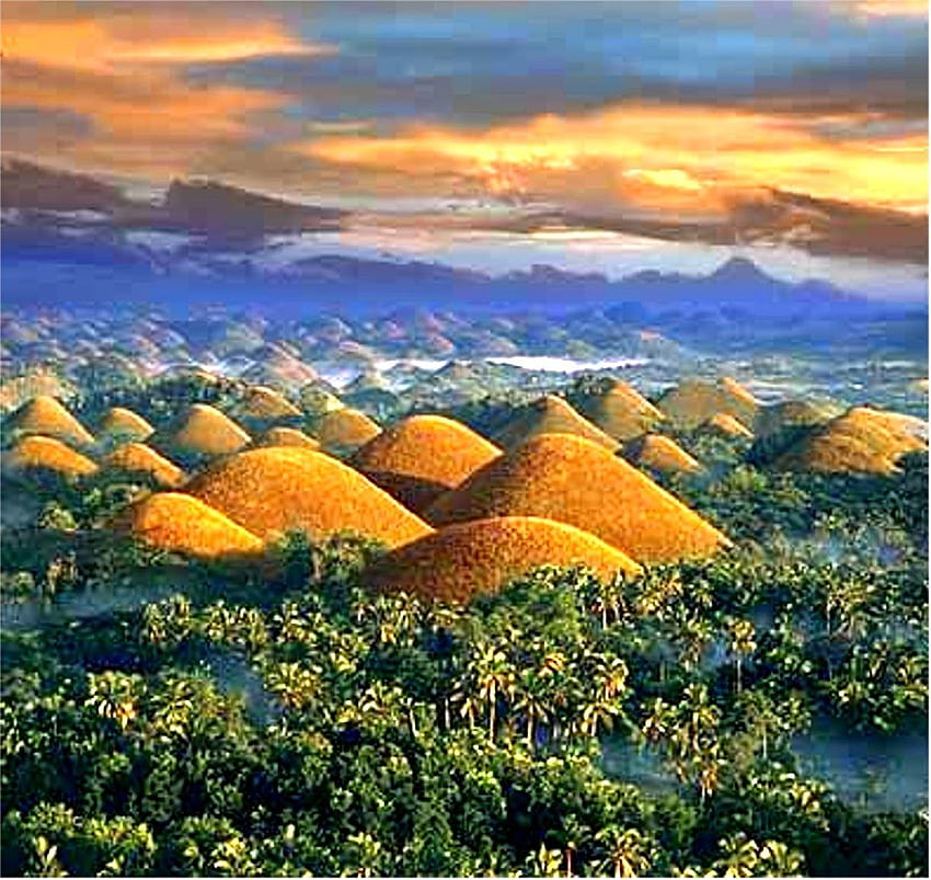 This is the Chocolate Hills of Bohol, Philippines!. Bohol HD wallpaper