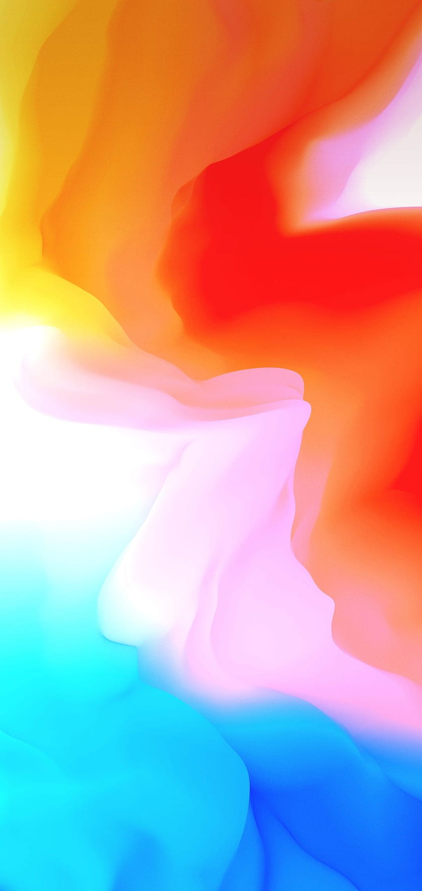 iOS 11, iPhone X, naranja, rojo, rosa, azul, limpio, simple, abstracto fondo de pantalla del teléfono