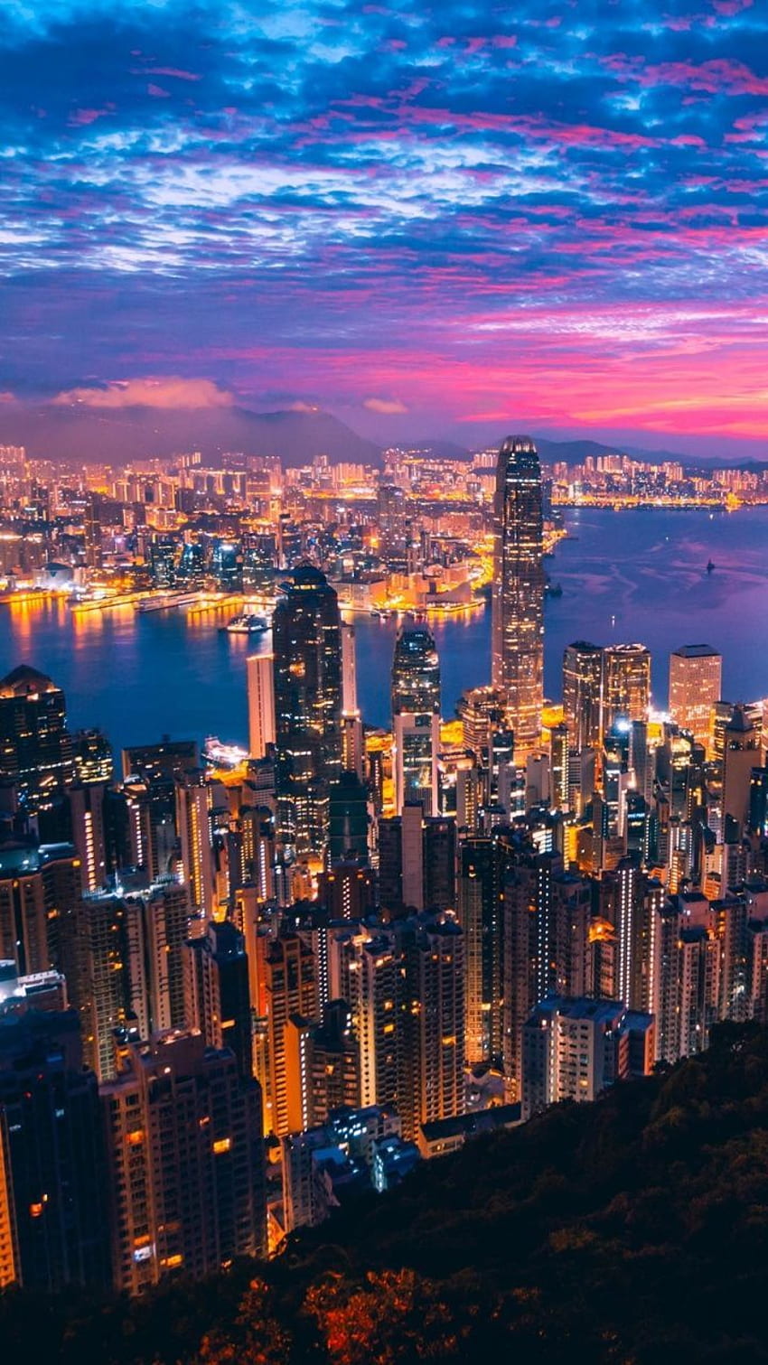 Cakrawala Hong Kong, Kota, Cakrawala, Ibu Kota wallpaper ponsel HD