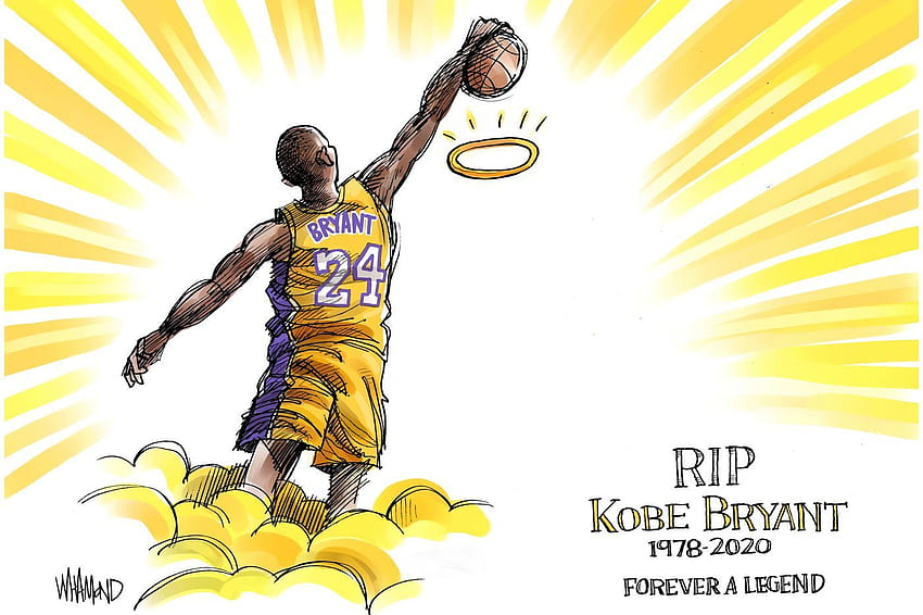 Cartoons: Kobe Bryant's death, memorialized, RIP Kobe HD wallpaper