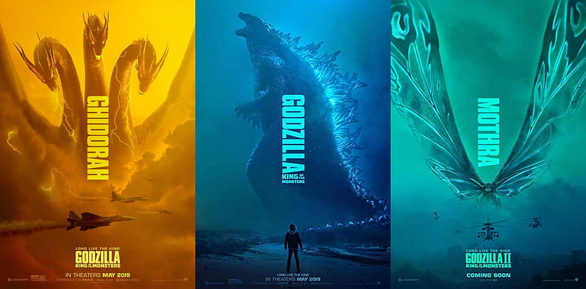 Godzilla: Lista de Monstros do Rei dos Monstros: Todos os 17 Nomes de Titãs, Godzilla Vs. Rei Ghidorah papel de parede HD