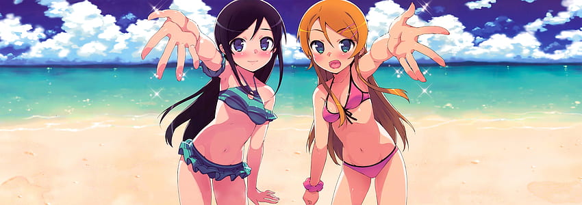 Dual Monitor Anime Save One / Post One - Hentai Dual Monitor - -, Anime Panorama HD wallpaper