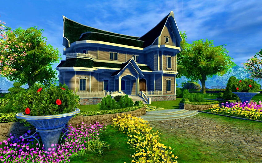 Dream house beautiful house HD wallpapers  Pxfuel