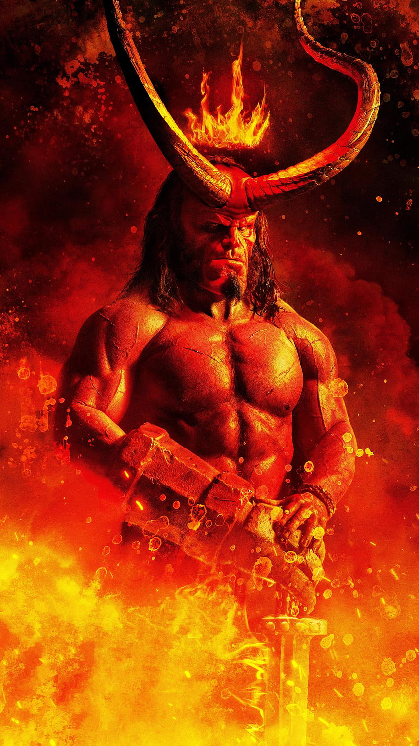 Hellboy (2022) movie HD phone wallpaper