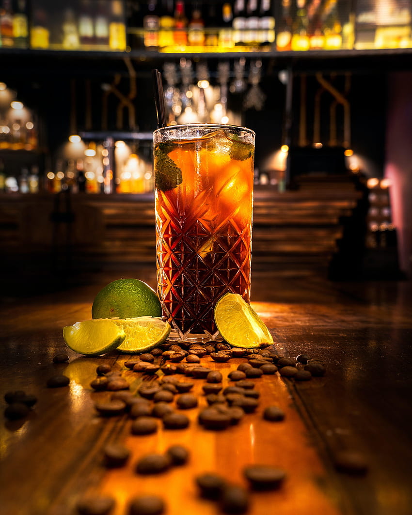Food, Lime, Glass, Drink, Beverage, Coffee Beans, Cocktail HD phone wallpaper