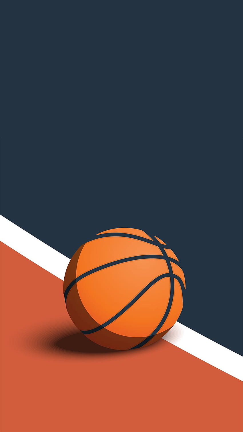 Basketball for phone, Basketball Minimalist HD phone wallpaper