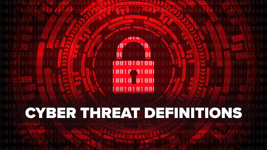 Netzwerksicherheit, bösartige Bedrohungen und allgemeine Computerdefinitionen HD-Hintergrundbild