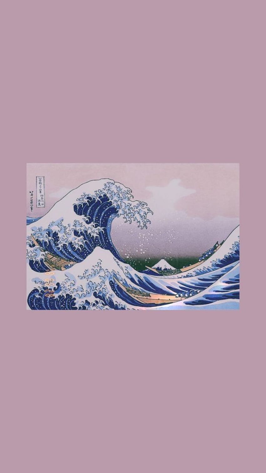 Another one great wave art hoe aesthetic iPhone, Lavender Aesthetic HD