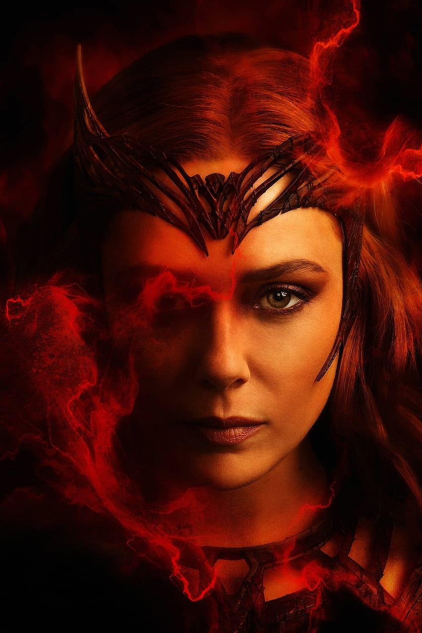 Elizabeth Olsen, Scarlet Witch, Doctor Strange 2, film del 2022 Sfondo del telefono HD