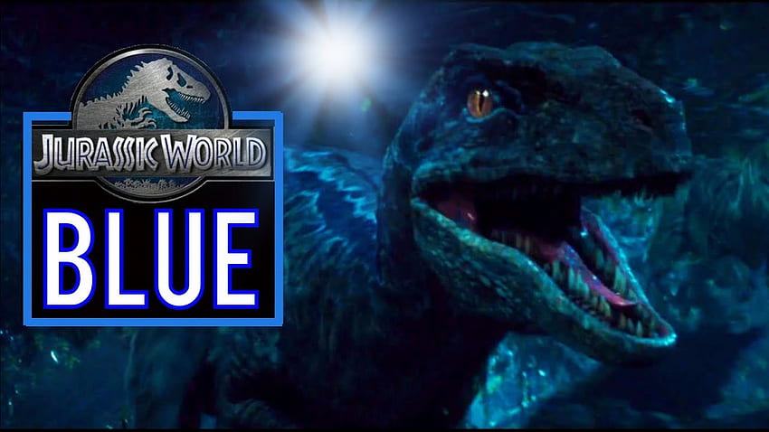 Jurassic World niebieski, niebieski Raptor Tapeta HD