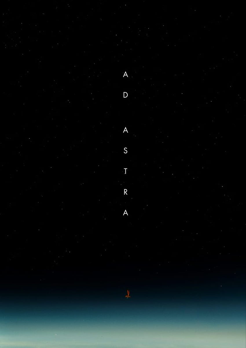 Ad Astra 2019. Projekt graficzny. Najlepsze plakaty filmowe, Grafika Tapeta na telefon HD