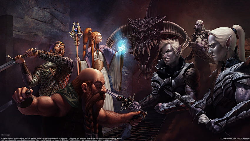DnD, Dungeons and Dragons Game HD wallpaper