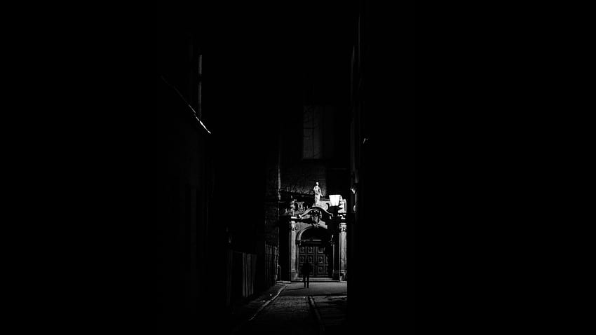 Dark alley [16:9] [OC] : HD wallpaper