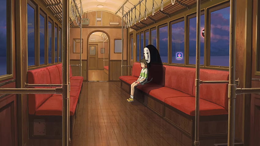 Ghibli Spirited Away Sin cara Chihiro en vivo en vivo, sin cara fondo de pantalla