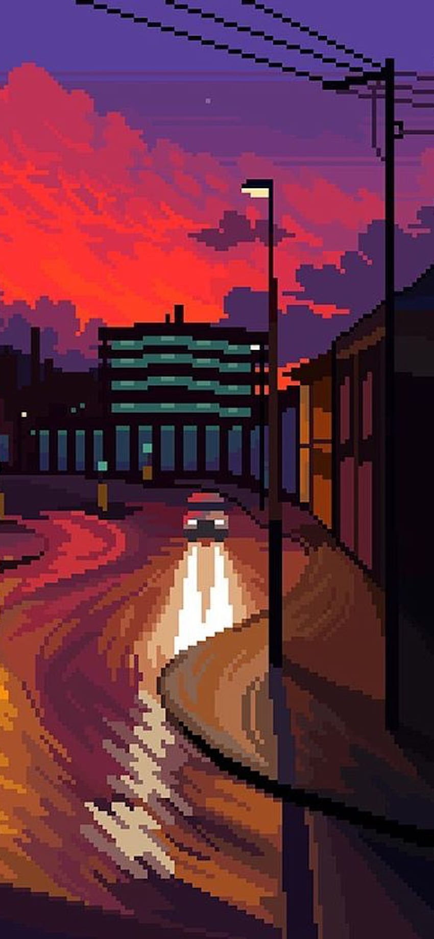 Rain, Rain, Go Away - Pixel Art . Pixel art, Art HD phone wallpaper