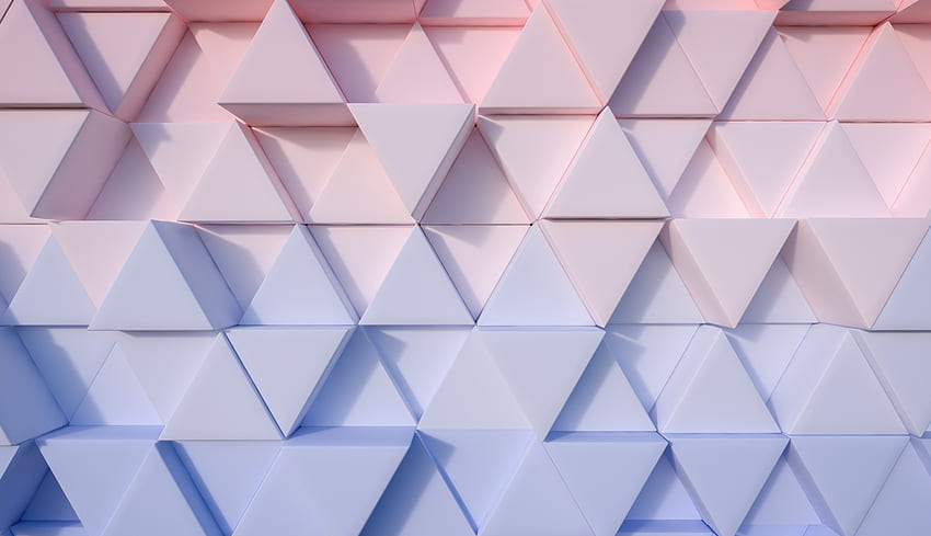Triangle Pastel 3D Laptop , , Background, and , Pastel HD wallpaper