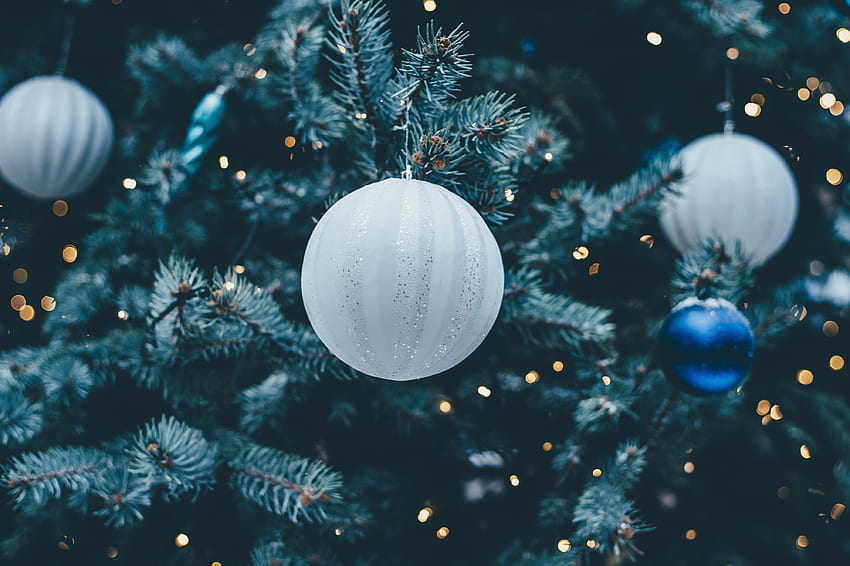 Holidays, Decoration, Christmas Tree Toy, Christmas Ball, New Year's Ball HD wallpaper