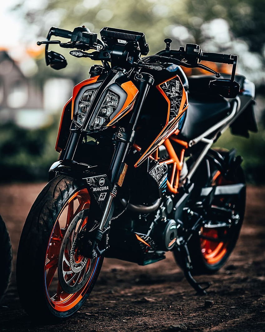 опушен. мотоциклетна графика в Instagram: “Pläne für Heute, KTM RC 390 HD тапет за телефон