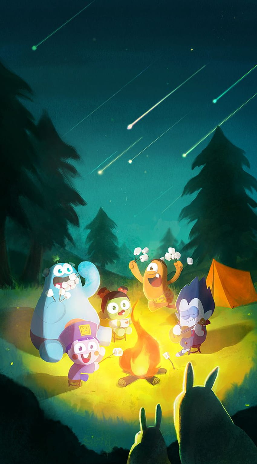 Spookiz May 2019. Camping , cartoon, Spookiz HD phone wallpaper
