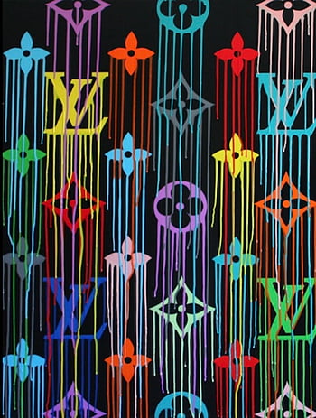 Louis Vuitton Rainbow Texture Wallpaper by TeVesMuyNerviosa on