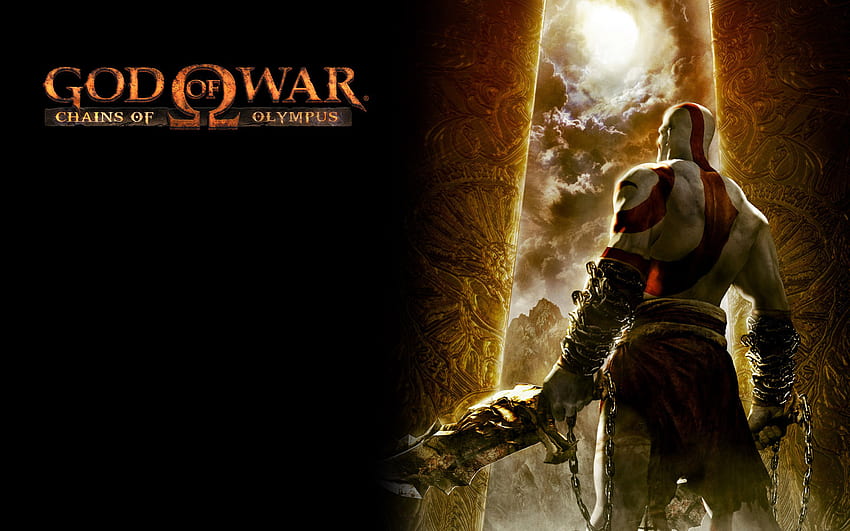 : God of War: Chains of Olympus - PSP (1 of 2), PSP Game HD wallpaper