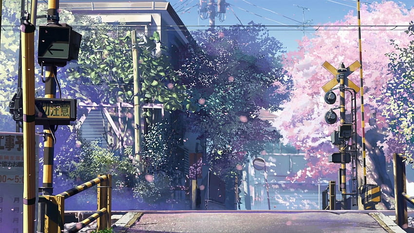 Anime Scenery., Estética japonesa de dibujos animados. fondo de pantalla