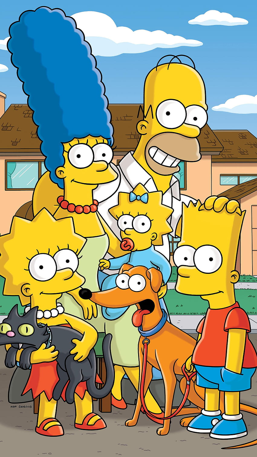 Simpsons Telefonu HD telefon duvar kağıdı