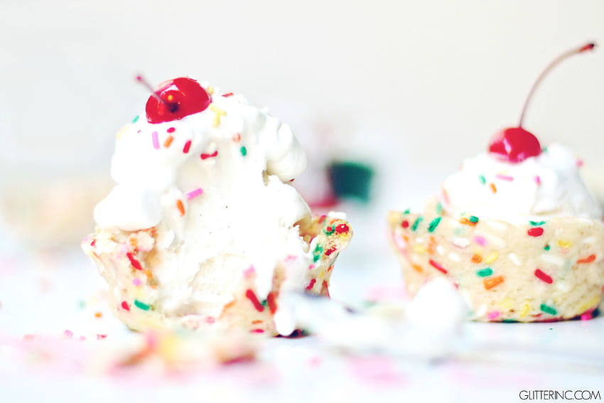 Confetti Cookie Cup Ice Cream Sundaes, 5 Years, and News!. Glitter HD wallpaper