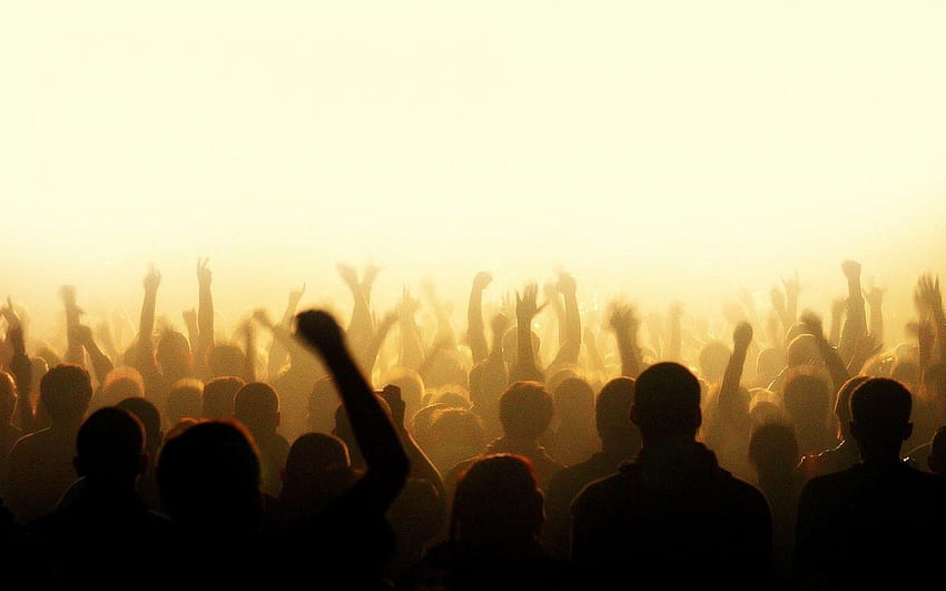 Lovely Crowd Inspiration, Concert Crowd HD wallpaper