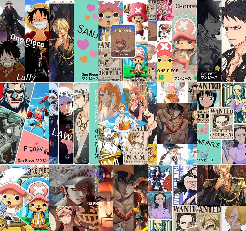 One Piece Collage Aesthetic - Idea, iPhone, esquemas de color fondo de pantalla
