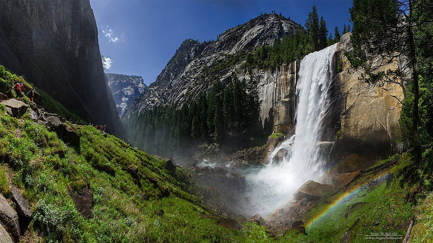 İlkbahar Güz Yosemite Ulusal Parkı, Yosemite Şelaleleri HD duvar kağıdı