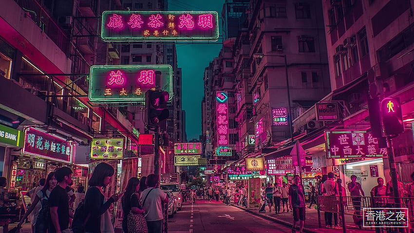 Grapher Captures Neon Streets of Hong Kong and Tokyo HD wallpaper | Pxfuel