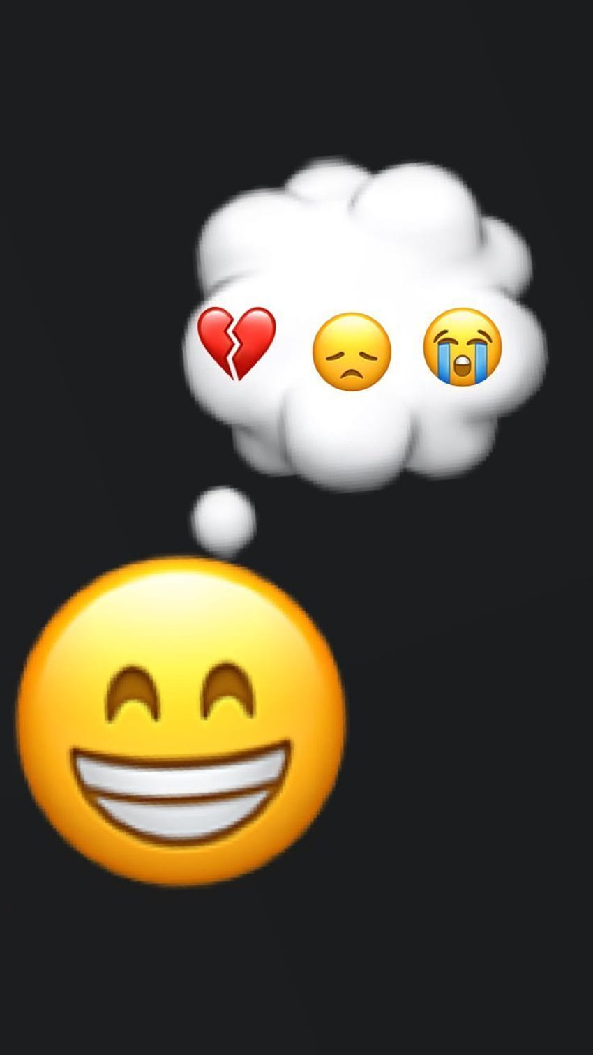 Depressed Happy And Sad Emoji, Happy Sad HD phone wallpaper | Pxfuel
