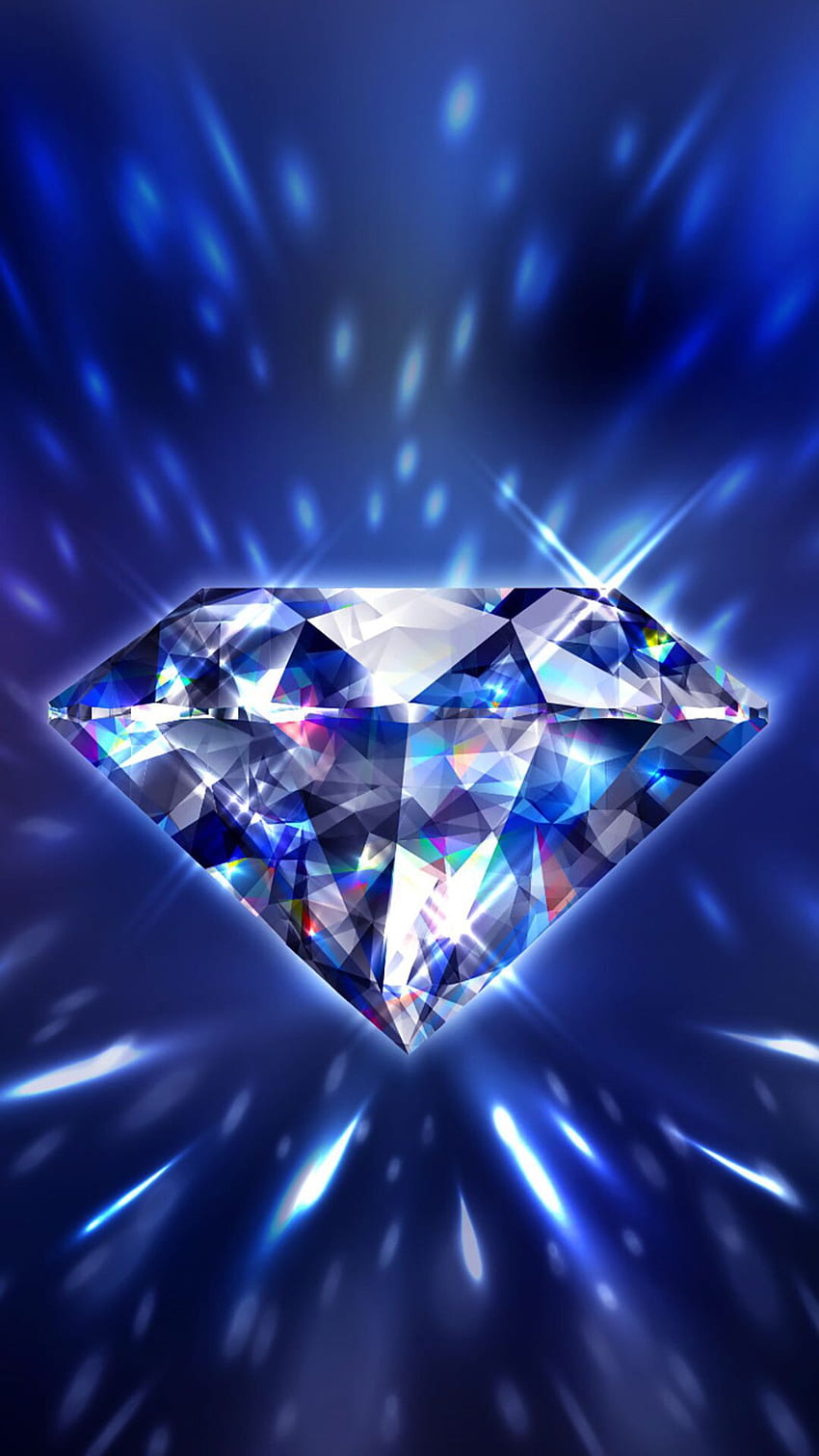 Blue Diamond HD phone wallpaper