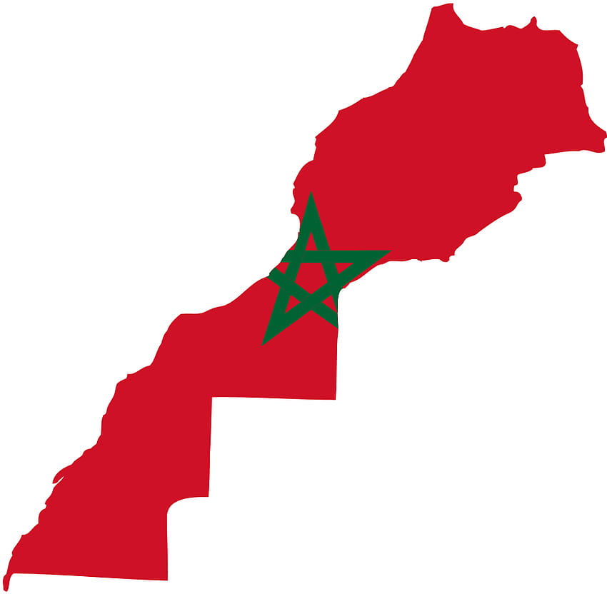 Flagge Karte von Marokko große Karte. Flaggen der Welt, Afrika-Karte, Marokko, Marokko-Flagge HD-Hintergrundbild