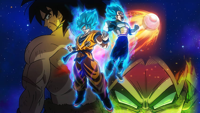 Broly Super Saiyan Blue Goku Vegeta Dragon Ball Super: Broly Movie, Super Saiyan God Broly HD тапет