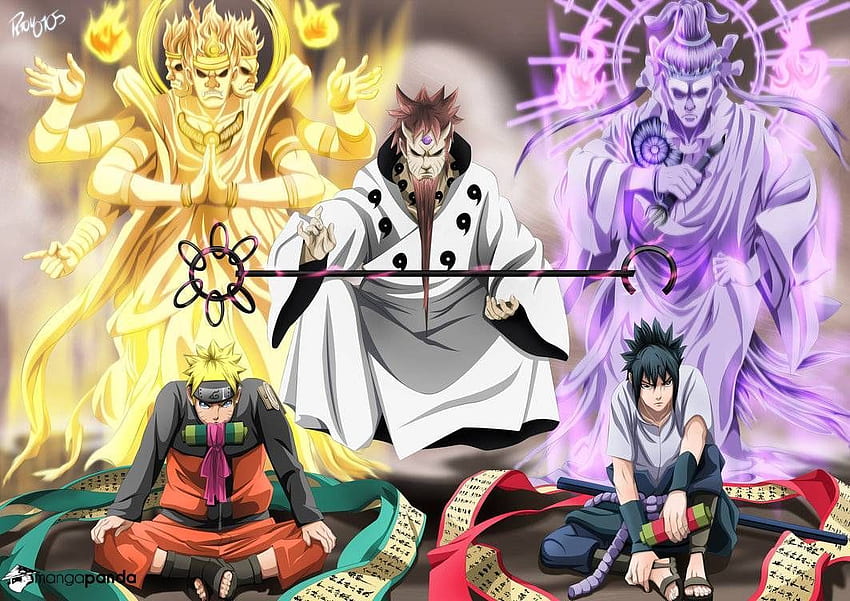 Sabio de los Seis Caminos, Naruto y Sasuke. naruto shippuden anime, naruto shippuden, naruto shippuden, modo de seis caminos de naruto fondo de pantalla